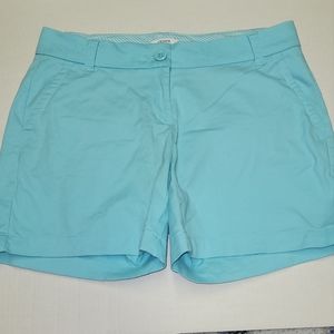 #7001 Crown and Ivy Blue Khaki Shorts